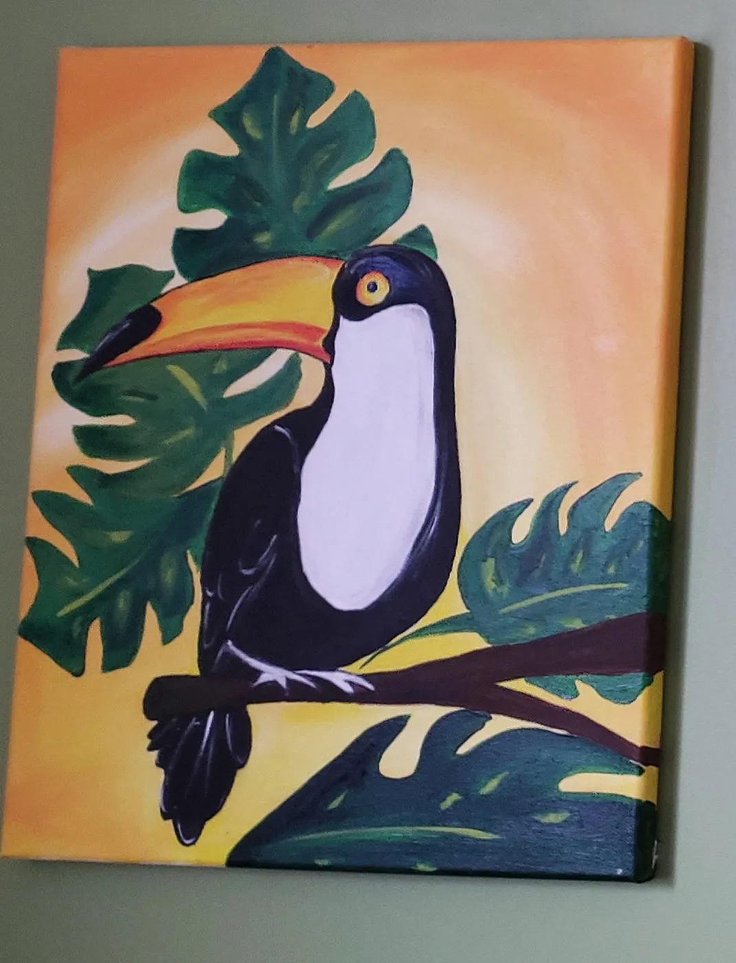Acrylique et aquarelle