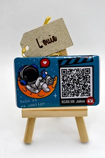 L'ouïe : aimant avec un code QR personnalisé